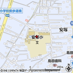 栃木県下都賀郡壬生町安塚周辺の地図
