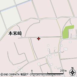茨城県那珂市本米崎1467-2周辺の地図
