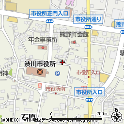 株式会社藤和航測　渋川支店周辺の地図