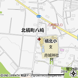 群馬県渋川市北橘町八崎1017周辺の地図