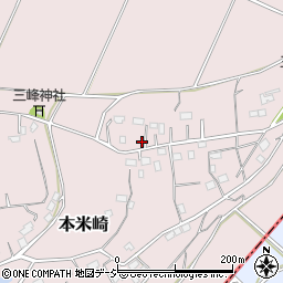 茨城県那珂市本米崎1950周辺の地図