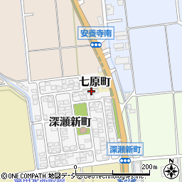 石川県白山市七原町ロ38周辺の地図