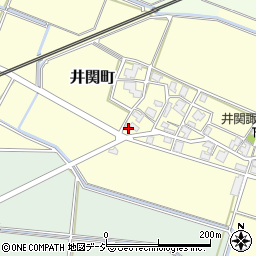 石川県白山市井関町ヘ-9-1周辺の地図