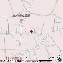 茨城県那珂市本米崎1593-6周辺の地図