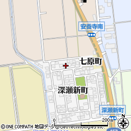 石川県白山市深瀬新町112周辺の地図