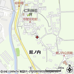 長野県大町市社館ノ内5565-2周辺の地図