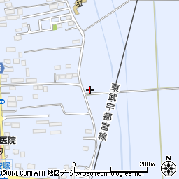 栃木県下都賀郡壬生町安塚1633-1周辺の地図