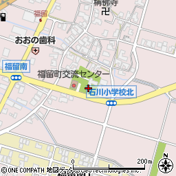 石川県白山市福留町1705周辺の地図
