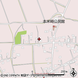 茨城県那珂市本米崎1507-3周辺の地図