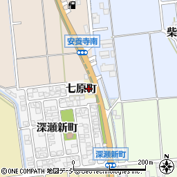 石川県白山市七原町ロ2周辺の地図