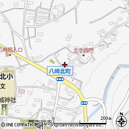 群馬県渋川市北橘町八崎1229-4周辺の地図