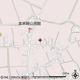 茨城県那珂市本米崎1592-4周辺の地図