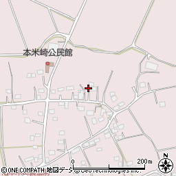 茨城県那珂市本米崎1595-2周辺の地図