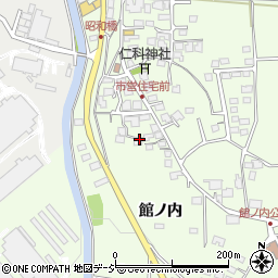 長野県大町市社館ノ内5561周辺の地図