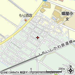 石川県白山市手取町コ周辺の地図