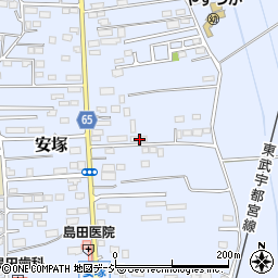 栃木県下都賀郡壬生町安塚1949-20周辺の地図