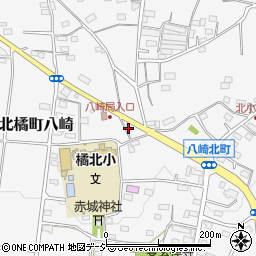 群馬県渋川市北橘町八崎1054-1周辺の地図
