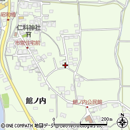 長野県大町市社館ノ内5634周辺の地図