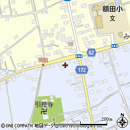 茨城県那珂市額田南郷458周辺の地図