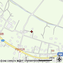 茨城県那珂市門部周辺の地図