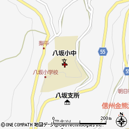 長野県大町市八坂大平1090周辺の地図