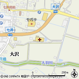 コメリハード＆グリーン益子七井店周辺の地図