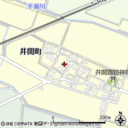 石川県白山市井関町ホ周辺の地図