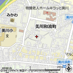 石川県白山市美川和波町北21周辺の地図