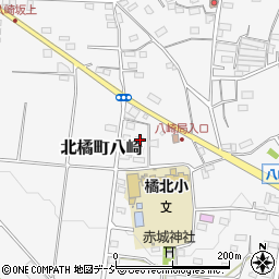 群馬県渋川市北橘町八崎1018-9周辺の地図