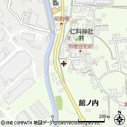 長野県大町市社館ノ内5575周辺の地図