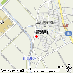 石川県白山市菅波町1258周辺の地図