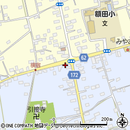 茨城県那珂市額田南郷455周辺の地図