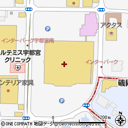 栃木県宇都宮市インターパーク6丁目1周辺の地図
