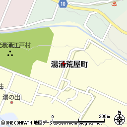 石川県金沢市湯涌荒屋町周辺の地図