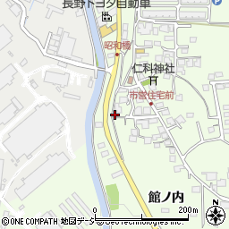 長野県大町市社館ノ内5578周辺の地図