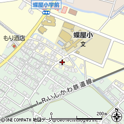 石川県白山市井関町ヌ77周辺の地図