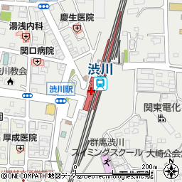 群馬県渋川市渋川1651周辺の地図