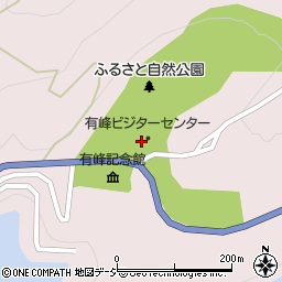 富山県富山市有峰周辺の地図