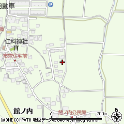 長野県大町市社館ノ内5846-8周辺の地図
