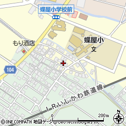 石川県白山市井関町ヌ61-20周辺の地図