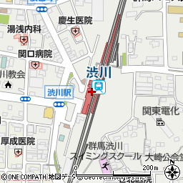 群馬県渋川市渋川1656周辺の地図