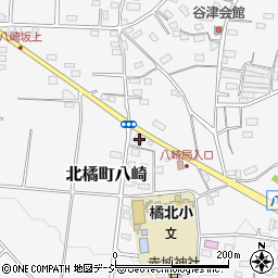 群馬県渋川市北橘町八崎1030周辺の地図