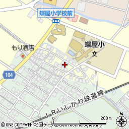 石川県白山市井関町ヌ61-7周辺の地図