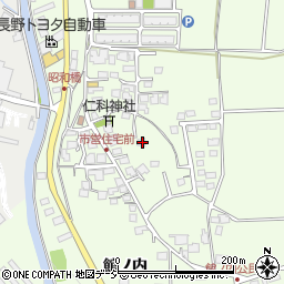 長野県大町市社館ノ内5615周辺の地図