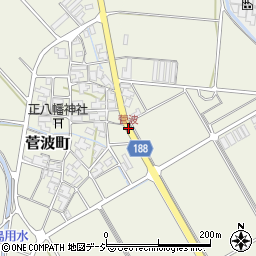 菅波周辺の地図