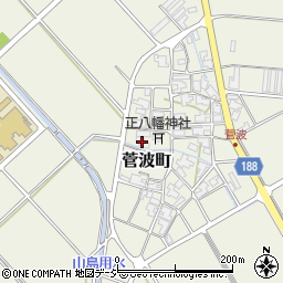 石川県白山市菅波町23周辺の地図