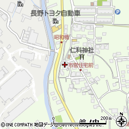 長野県大町市社館ノ内5582周辺の地図