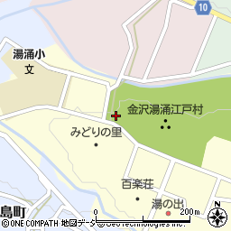 石川県金沢市湯涌荒屋町35周辺の地図