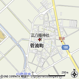 正八幡神社周辺の地図