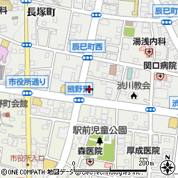 群馬銀行渋川支店周辺の地図